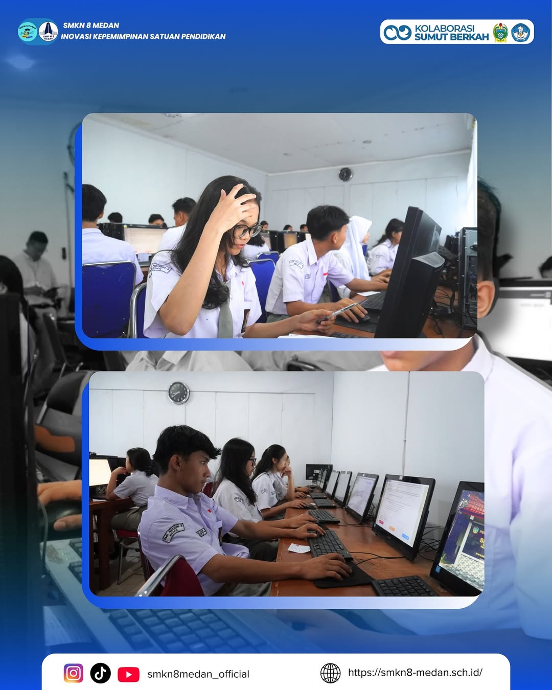 Selamat Menempuh Tes Kemampuan Akademik (TKA) 2025!SMK Negeri 8 Medan resmi melaksanakan kegiata (3)
