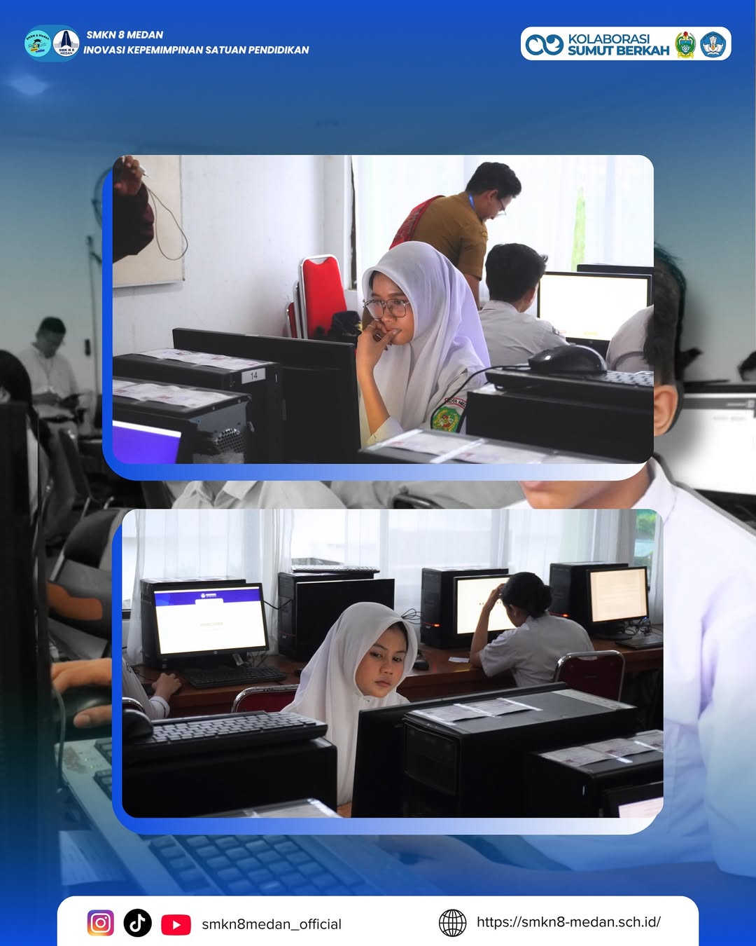Selamat Menempuh Tes Kemampuan Akademik (TKA) 2025!SMK Negeri 8 Medan resmi melaksanakan kegiata (4)