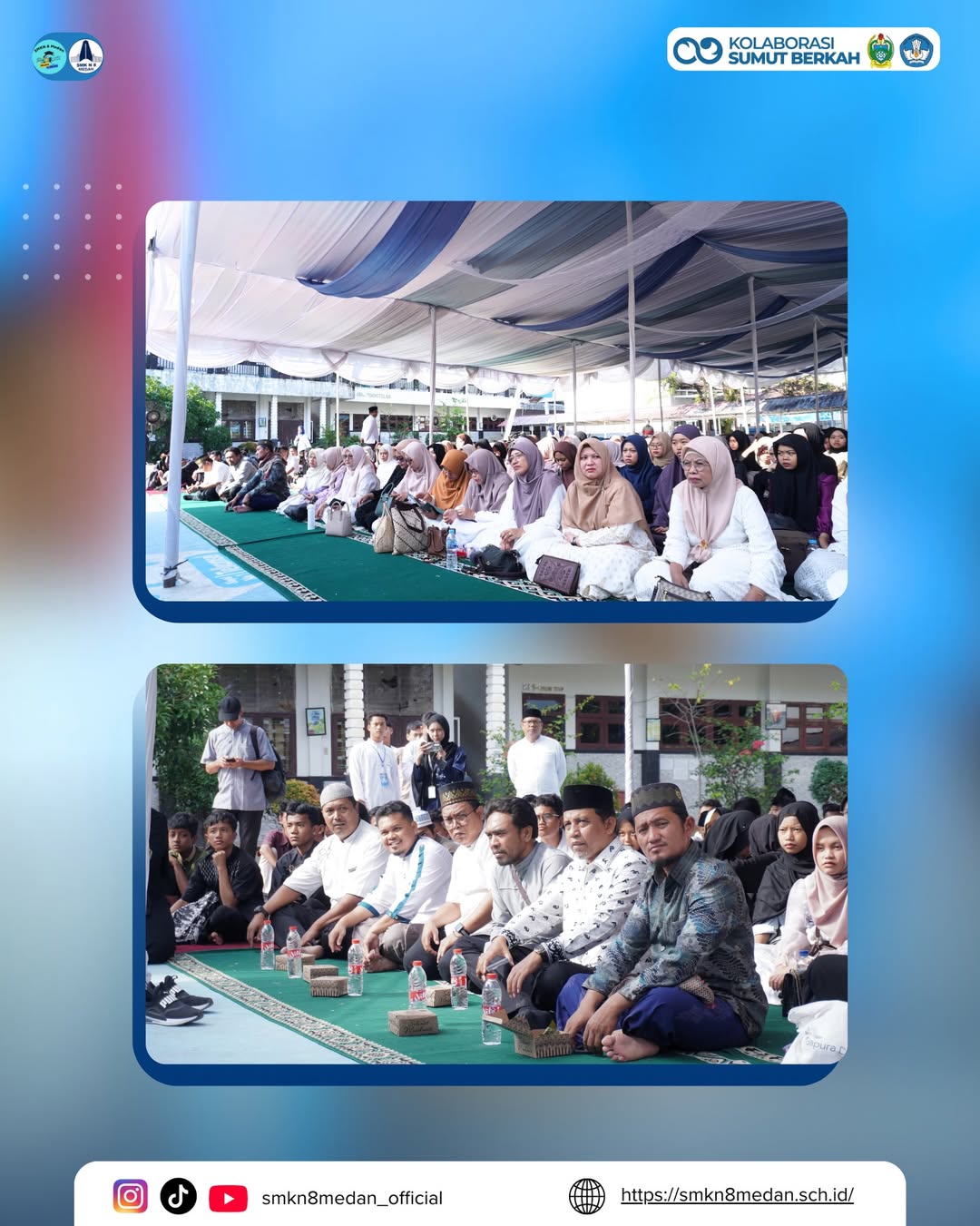 Dalam rangka memperingati Isra’ Mi’raj Nabi Muhammad SAW, SMK Negeri 8 Medan menyelenggarakan ke (1)