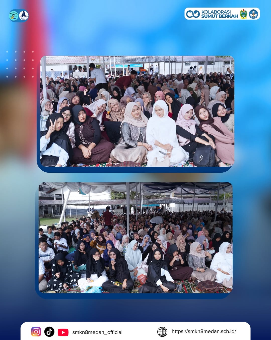Dalam rangka memperingati Isra’ Mi’raj Nabi Muhammad SAW, SMK Negeri 8 Medan menyelenggarakan ke (6)