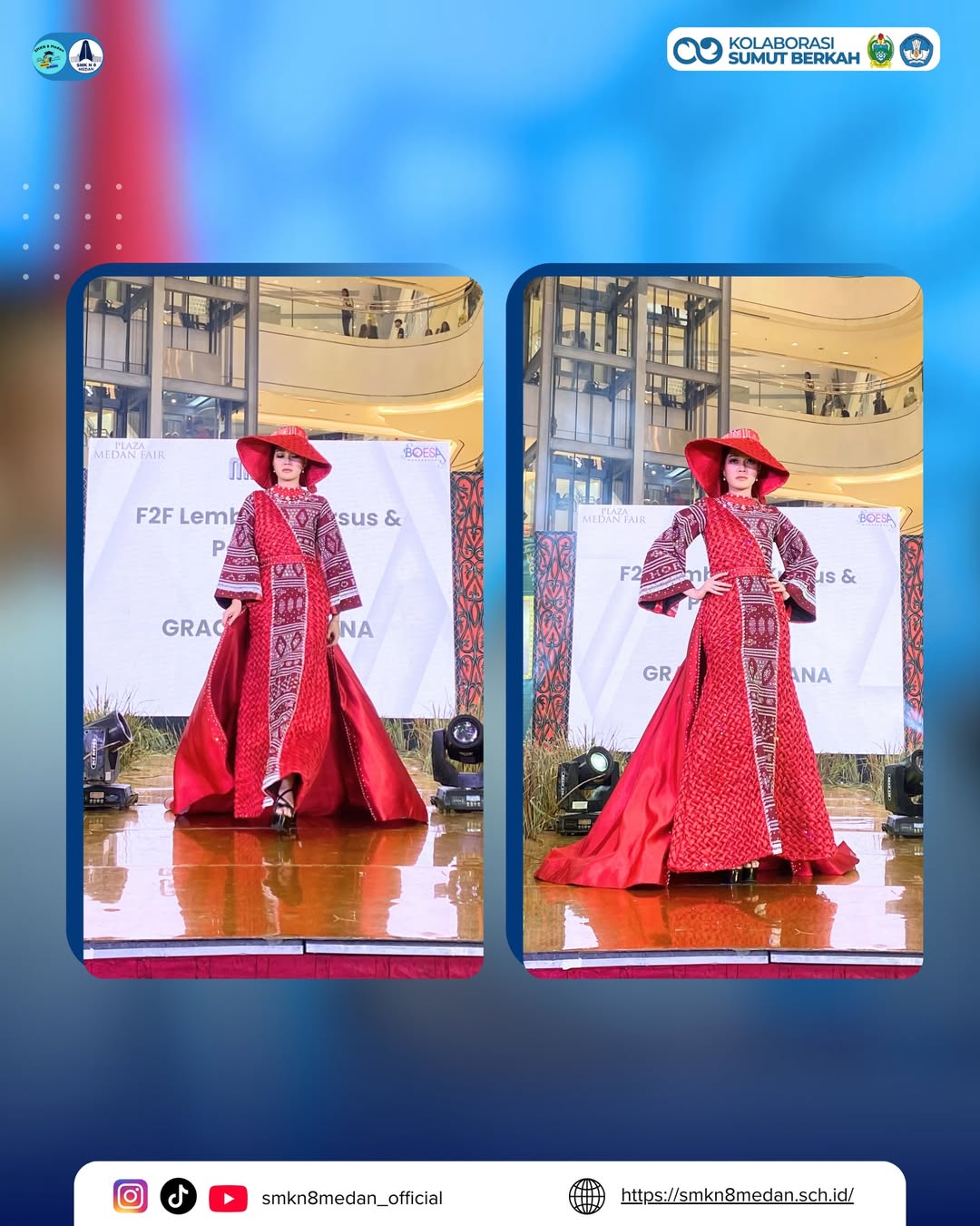 SMK Negeri 8 Medan Bersinar di Medan Fashion Week 2026 ✨SMK Negeri 8 Medan kembali menorehkan pr (1)