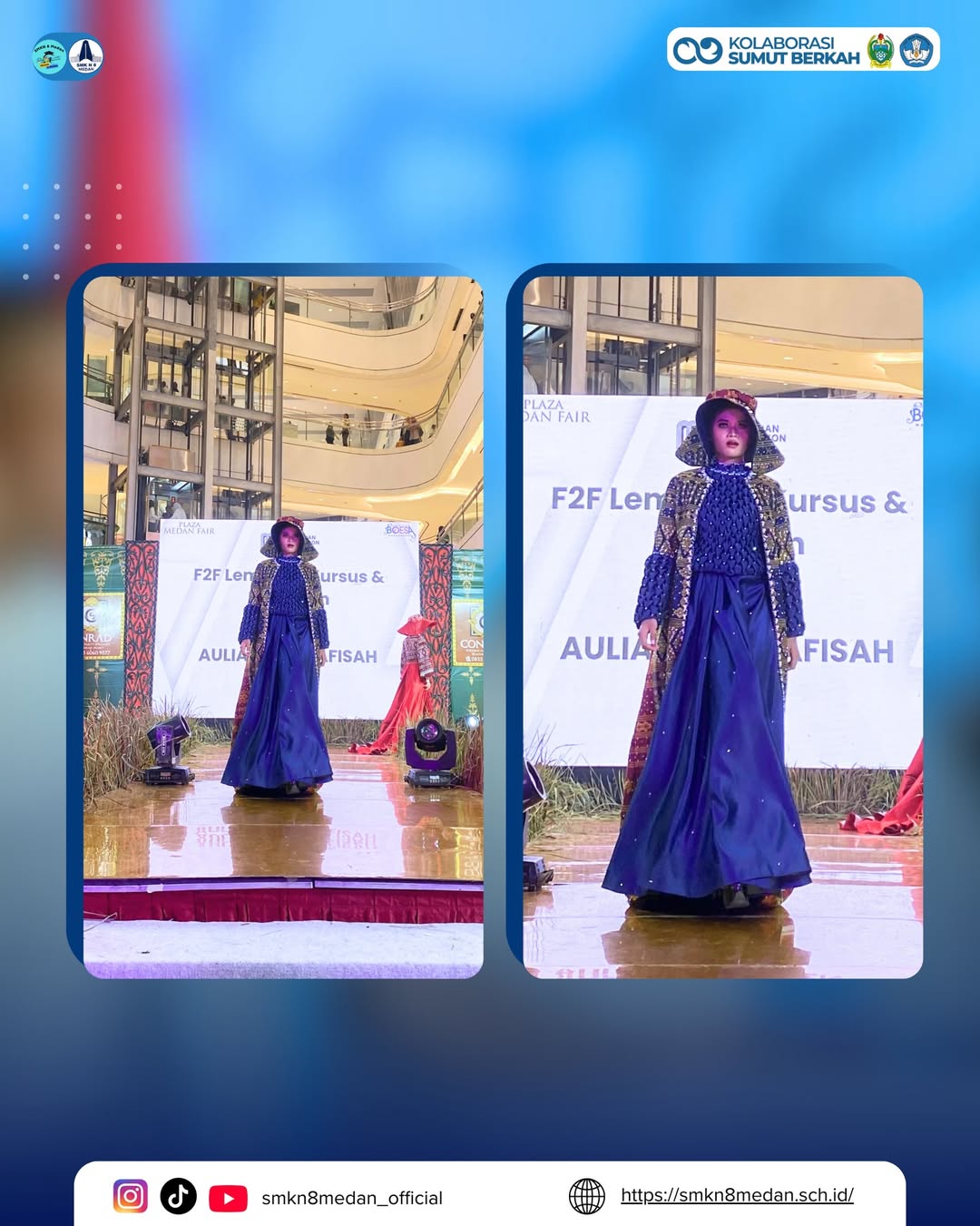 SMK Negeri 8 Medan Bersinar di Medan Fashion Week 2026 ✨SMK Negeri 8 Medan kembali menorehkan pr (2)