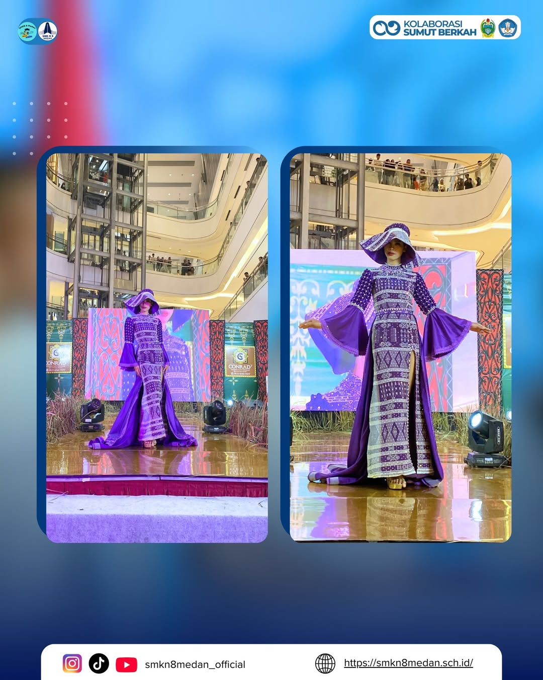 SMK Negeri 8 Medan Bersinar di Medan Fashion Week 2026 ✨SMK Negeri 8 Medan kembali menorehkan pr (3)