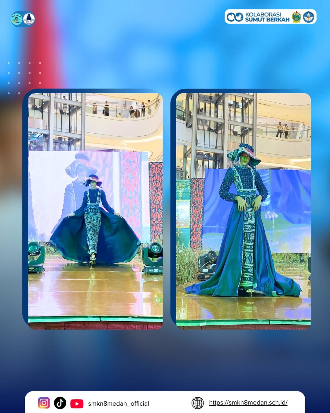 SMK Negeri 8 Medan Bersinar di Medan Fashion Week 2026 ✨SMK Negeri 8 Medan kembali menorehkan pr (5)