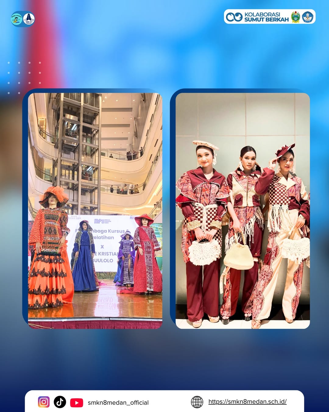 SMK Negeri 8 Medan Bersinar di Medan Fashion Week 2026 ✨SMK Negeri 8 Medan kembali menorehkan pr (6)