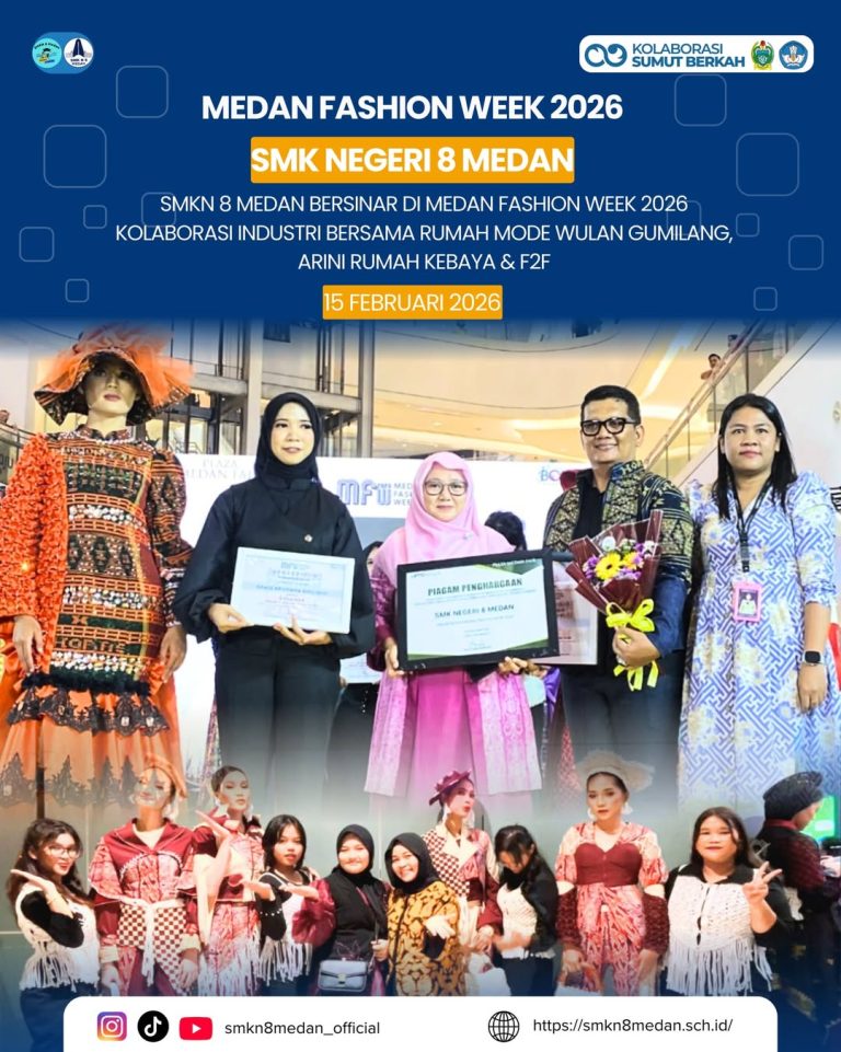 SMK Negeri 8 Medan Bersinar di Medan Fashion Week 2026