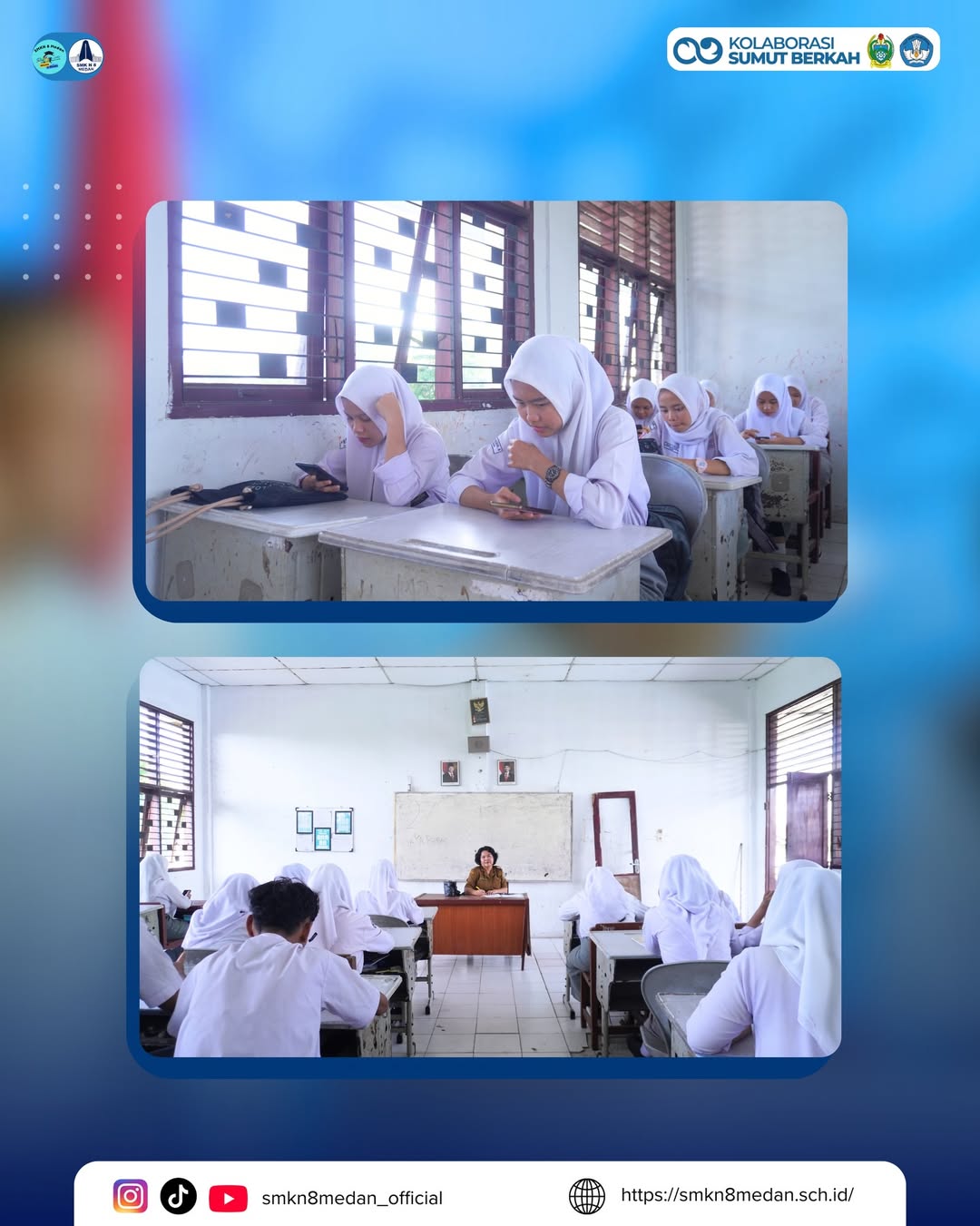 SMK Negeri 8 Medan melaksanakan Asesmen Sumatif Ujian Tengah Semester (UTS) Genap Tahun Pelajara (3)