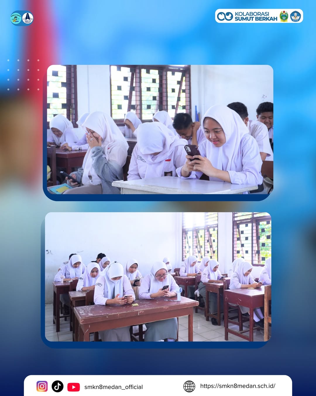 SMK Negeri 8 Medan melaksanakan Asesmen Sumatif Ujian Tengah Semester (UTS) Genap Tahun Pelajara (4)