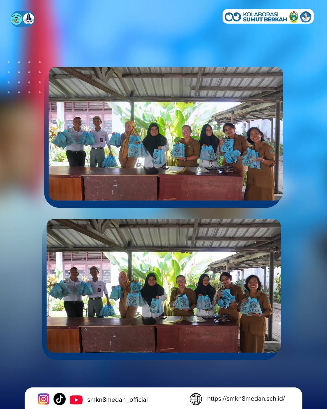 SMK Negeri 8 Medan melaksanakan Kick Off MBG sebagai langkah awal yang penuh antusias dalam mend (2)