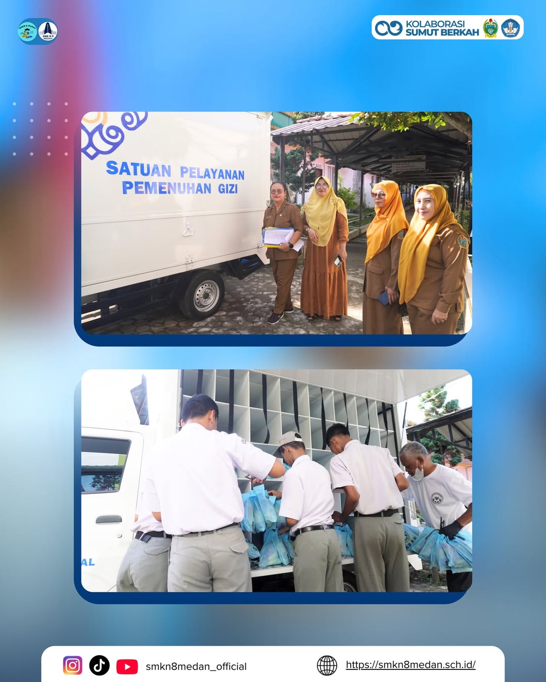 SMK Negeri 8 Medan melaksanakan Kick Off MBG sebagai langkah awal yang penuh antusias dalam mend (3)