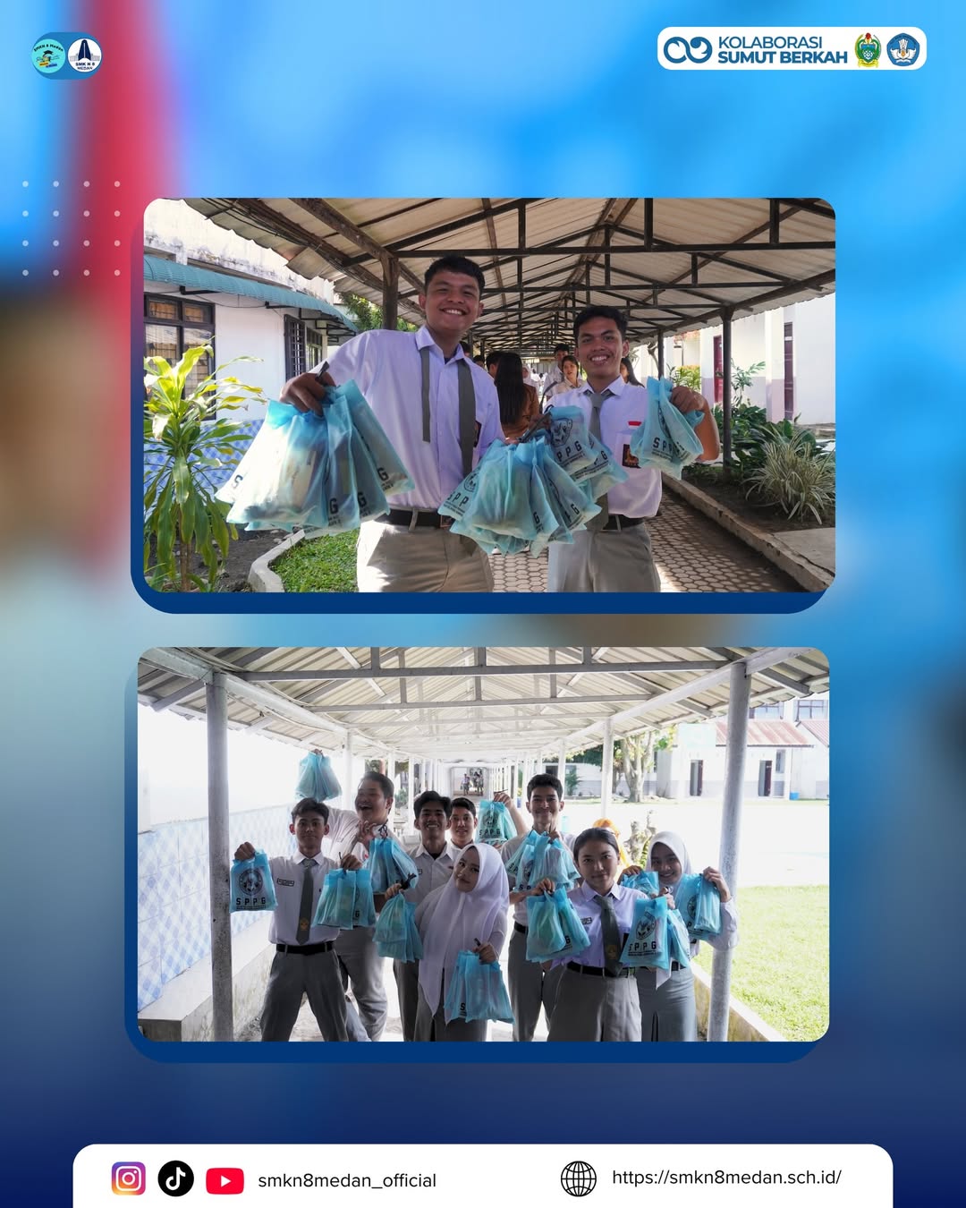 SMK Negeri 8 Medan melaksanakan Kick Off MBG sebagai langkah awal yang penuh antusias dalam mend (4)