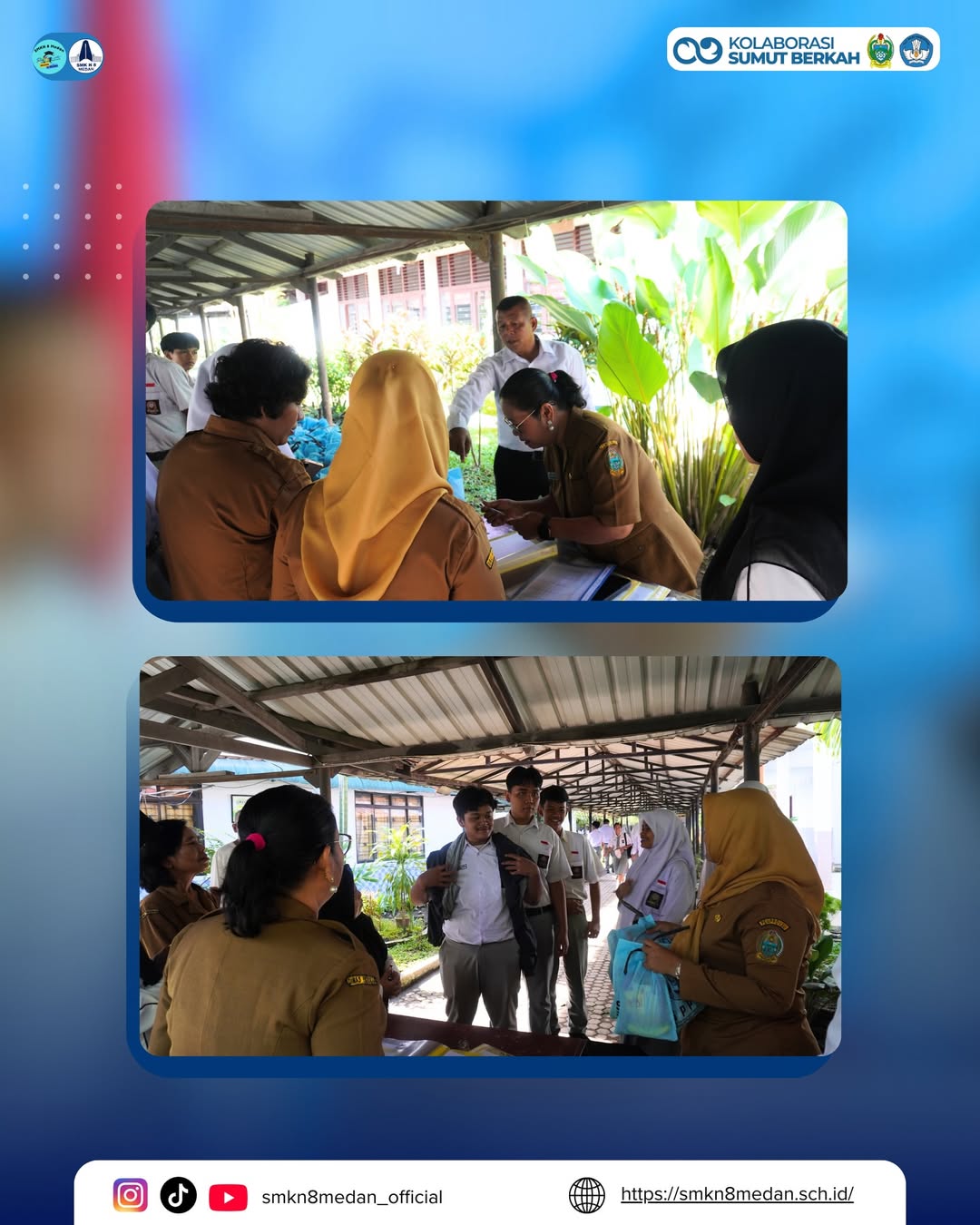 SMK Negeri 8 Medan melaksanakan Kick Off MBG sebagai langkah awal yang penuh antusias dalam mend (6)