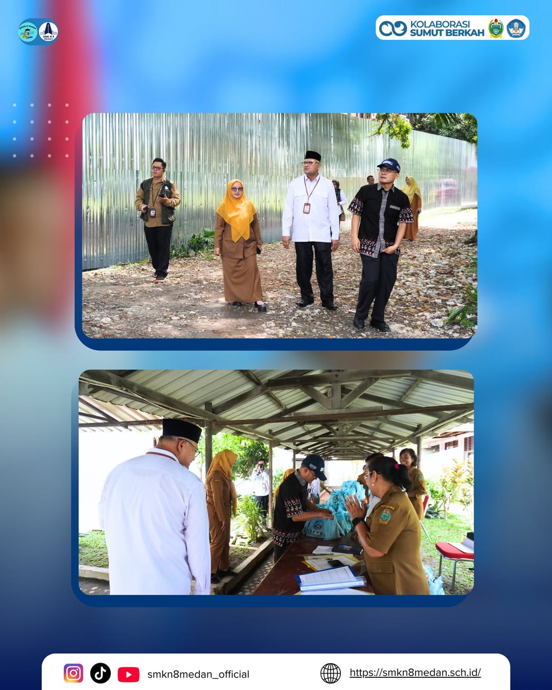 SMK Negeri 8 Medan menerima kunjungan Direktur Jenderal Pendidikan Vokasi, Bapak Tatang Muttaqin (1)