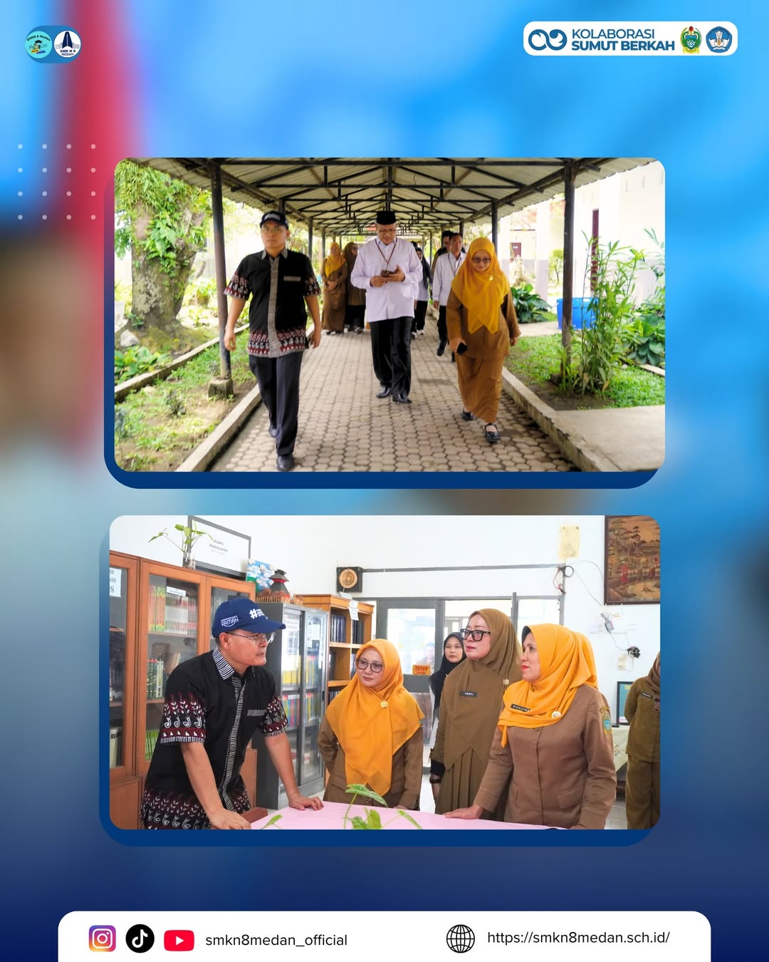 SMK Negeri 8 Medan menerima kunjungan Direktur Jenderal Pendidikan Vokasi, Bapak Tatang Muttaqin (4)