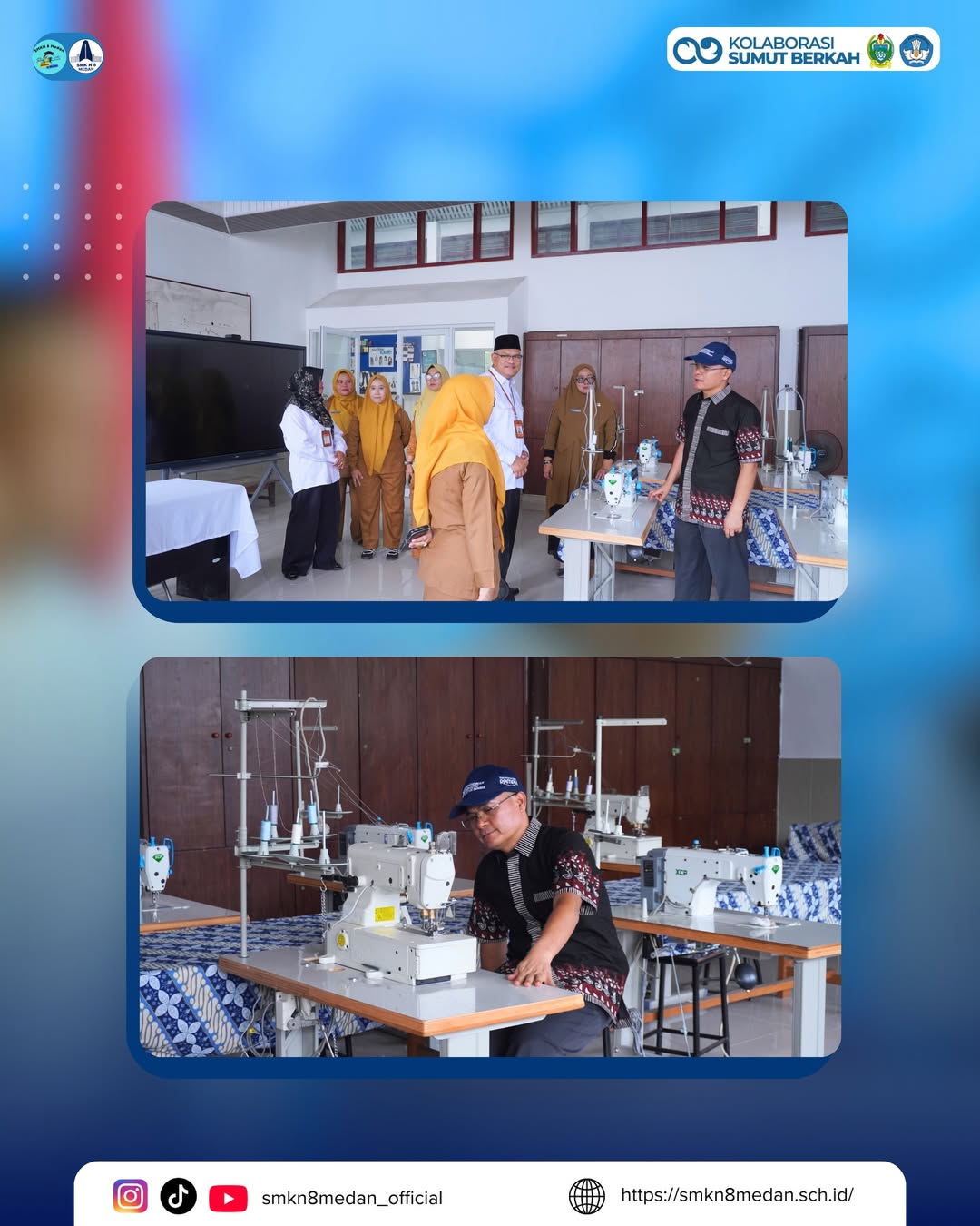 SMK Negeri 8 Medan menerima kunjungan Direktur Jenderal Pendidikan Vokasi, Bapak Tatang Muttaqin (6)