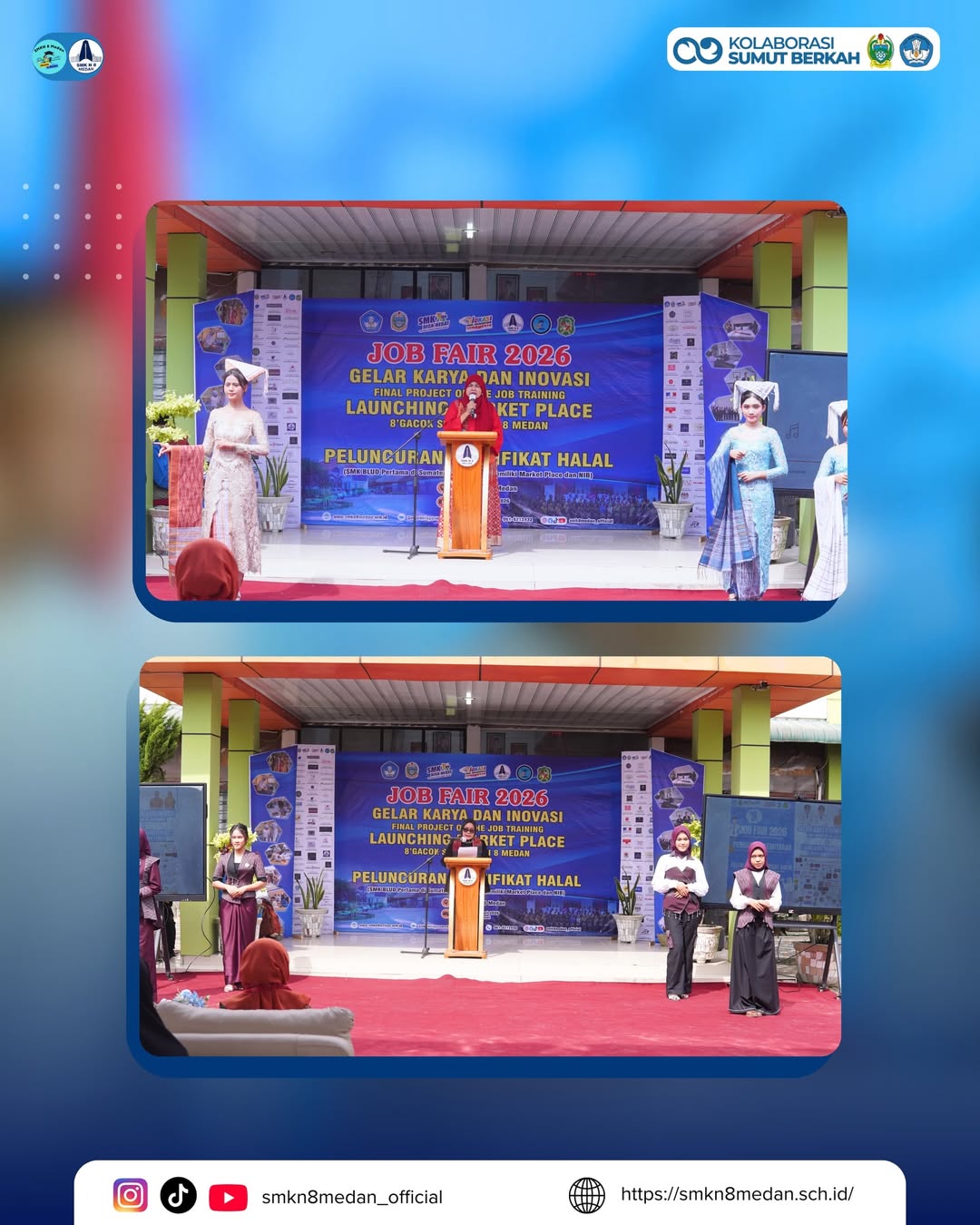 SMK Negeri 8 Medan sukses menyelenggarakan Job Fair 2026, Penguatan Kemitraan & Peluncuran Serti (3)