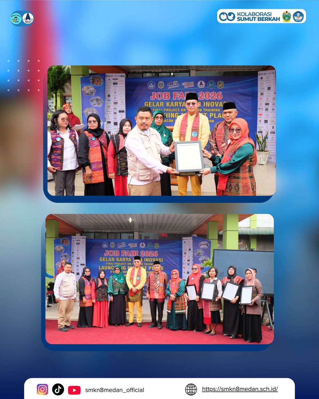 SMK Negeri 8 Medan sukses menyelenggarakan Job Fair 2026, Penguatan Kemitraan & Peluncuran Serti (4)