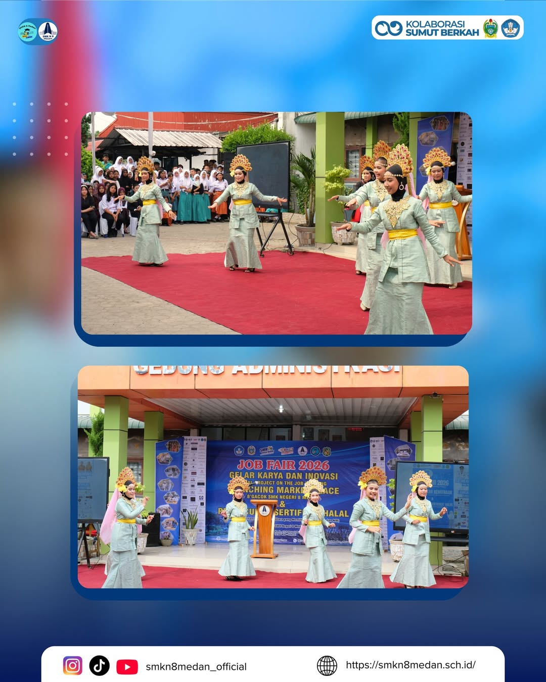 SMK Negeri 8 Medan sukses menyelenggarakan Job Fair 2026, Penguatan Kemitraan & Peluncuran Serti (7)