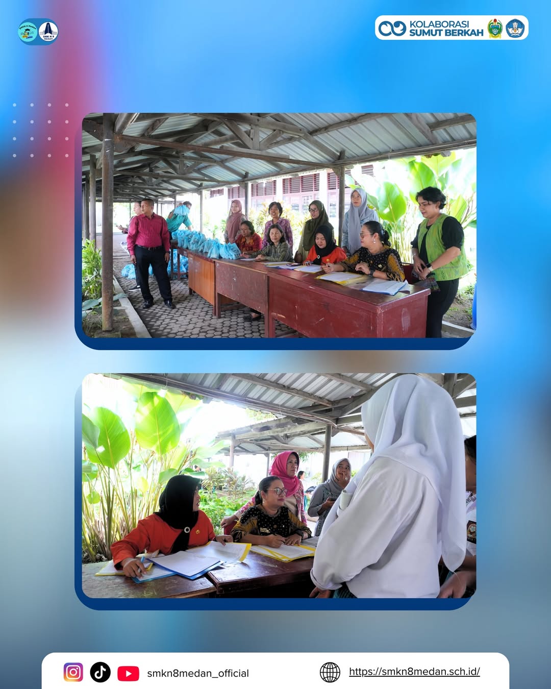 Hari ke-4 pelaksanaan Program Makan Bergizi Gratis (MBG) di SMK Negeri 8 Medan berlangsung denga (1)