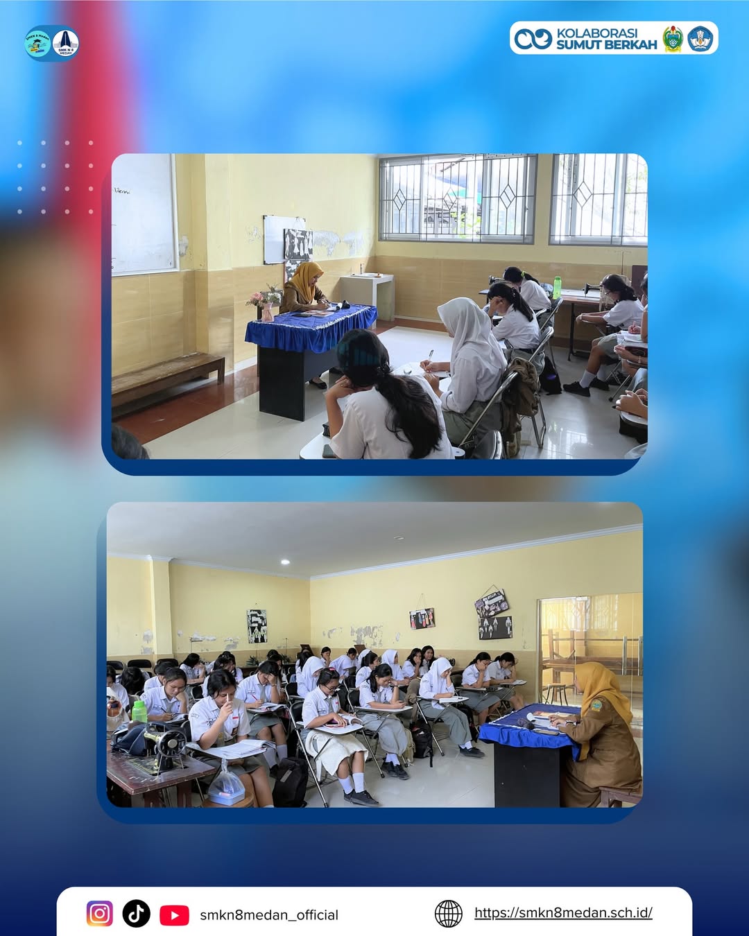 Kegiatan Pembelajaran Ramadhan di SMK Negeri 8 MedanSMK Negeri 8 Medan melaksanakan kegiatan pem (2)