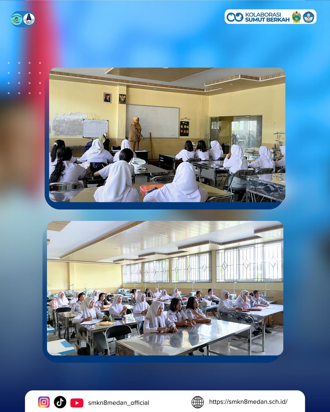 Kegiatan Pembelajaran Ramadhan di SMK Negeri 8 MedanSMK Negeri 8 Medan melaksanakan kegiatan pem (3)