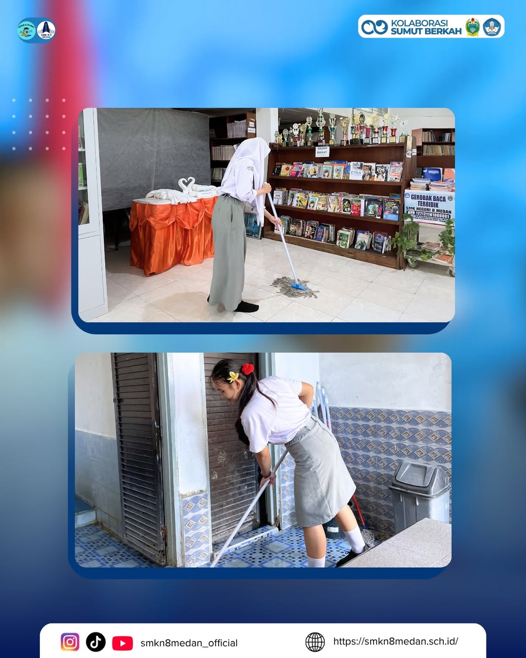 Kegiatan kebersihan pasca libur Ramadhan menjadi salah satu upaya untuk menciptakan kembali ling (2)