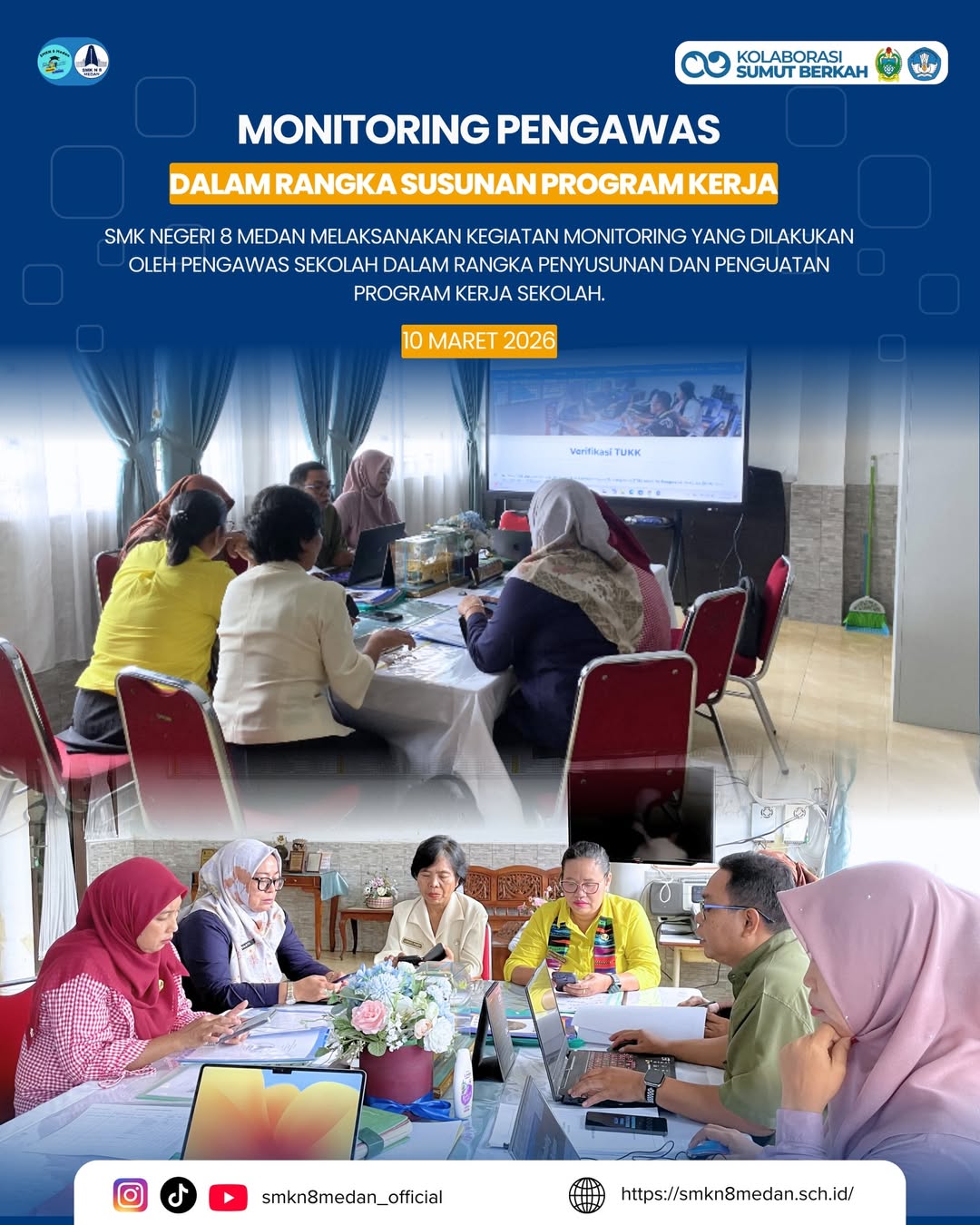 Monitoring Pengawas dalam Rangka Penyusunan Program Kerja Sekolah