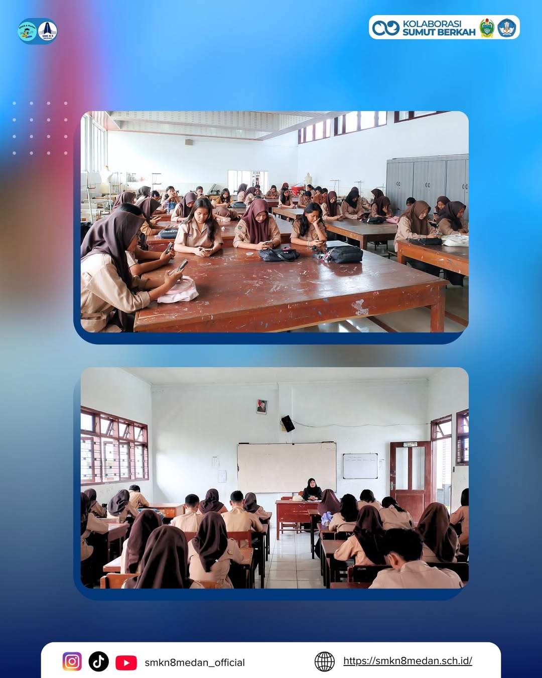 Pelaksanaan Asesmen Sumatif Tengah Semester Genap Kelas X dan XI (Last Day)SMK Negeri 8 Medan me (1)