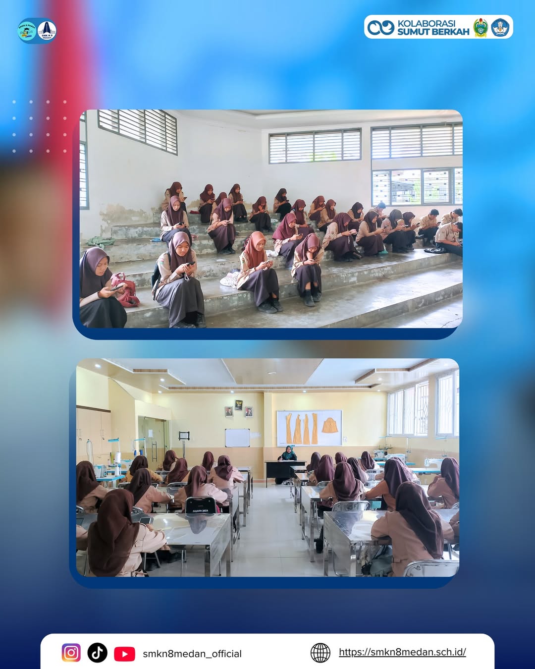 Pelaksanaan Asesmen Sumatif Tengah Semester Genap Kelas X dan XI (Last Day)SMK Negeri 8 Medan me (2)