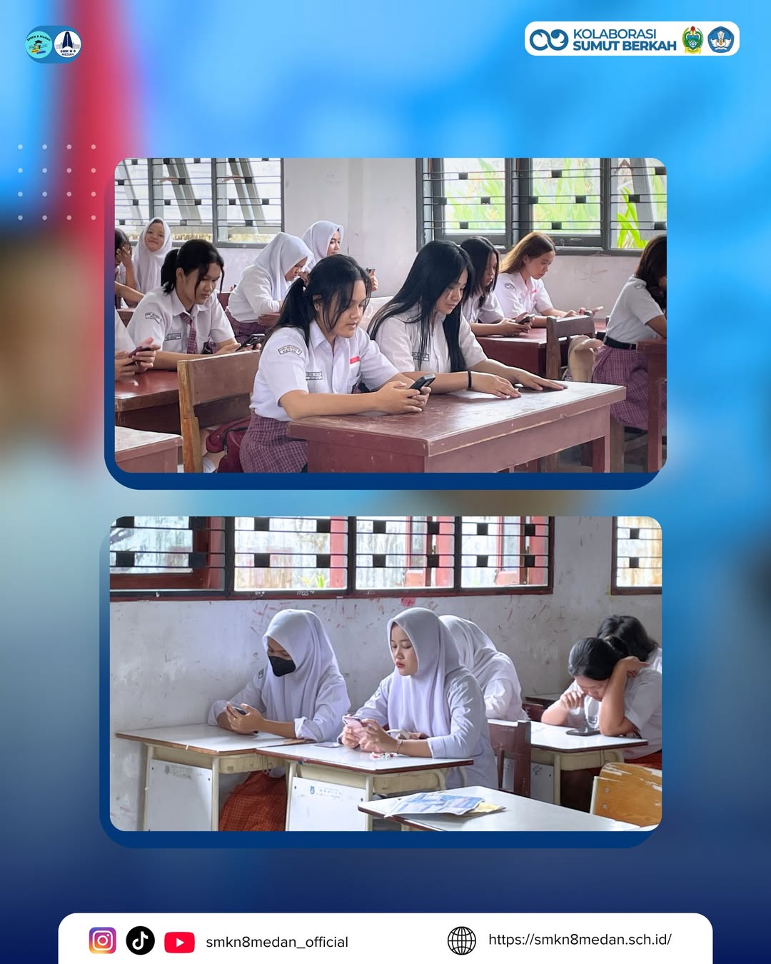 Pelaksanaan Asesmen Sumatif Tengah Semester Genap Kelas XIISMK Negeri 8 Medan melaksanakan kegia (3)