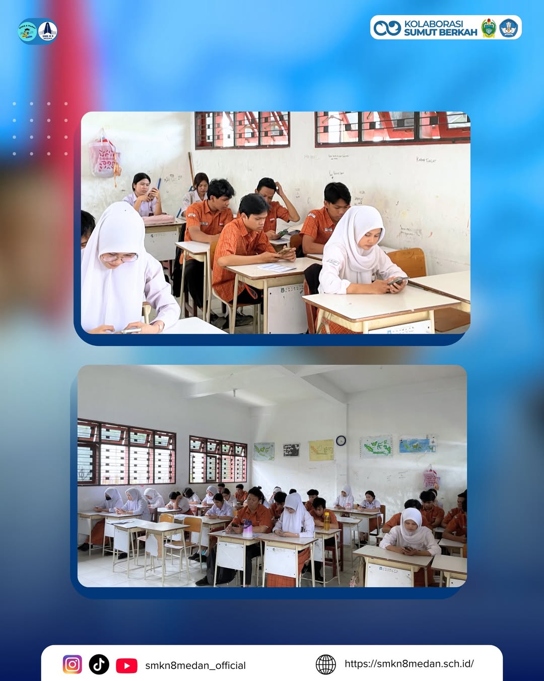 Pelaksanaan Asesmen Sumatif Tengah Semester Genap Kelas XIISMK Negeri 8 Medan melaksanakan kegia (4)