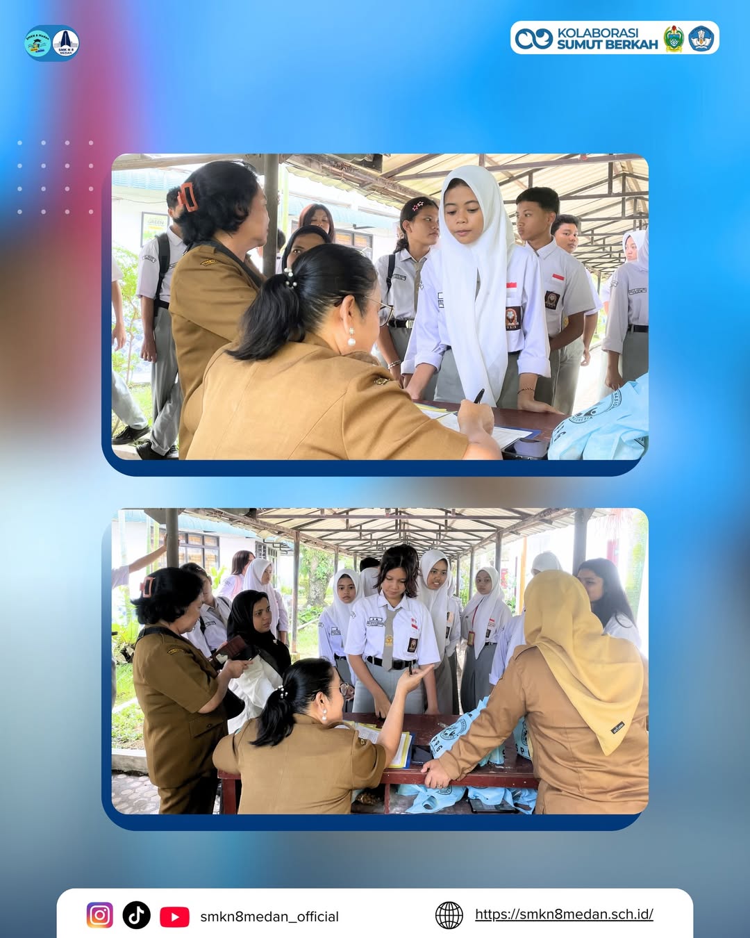 Pelaksanaan Makan Bergizi Gratis (MBG) di SMK Negeri 8 Medan pada tanggal 02 Maret 2026 berlangs (1)