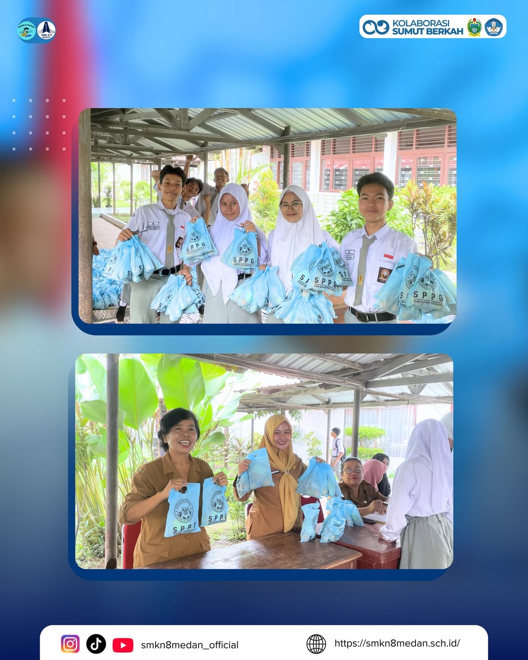 Pelaksanaan Makan Bergizi Gratis (MBG) di SMK Negeri 8 Medan pada tanggal 02 Maret 2026 berlangs (4)