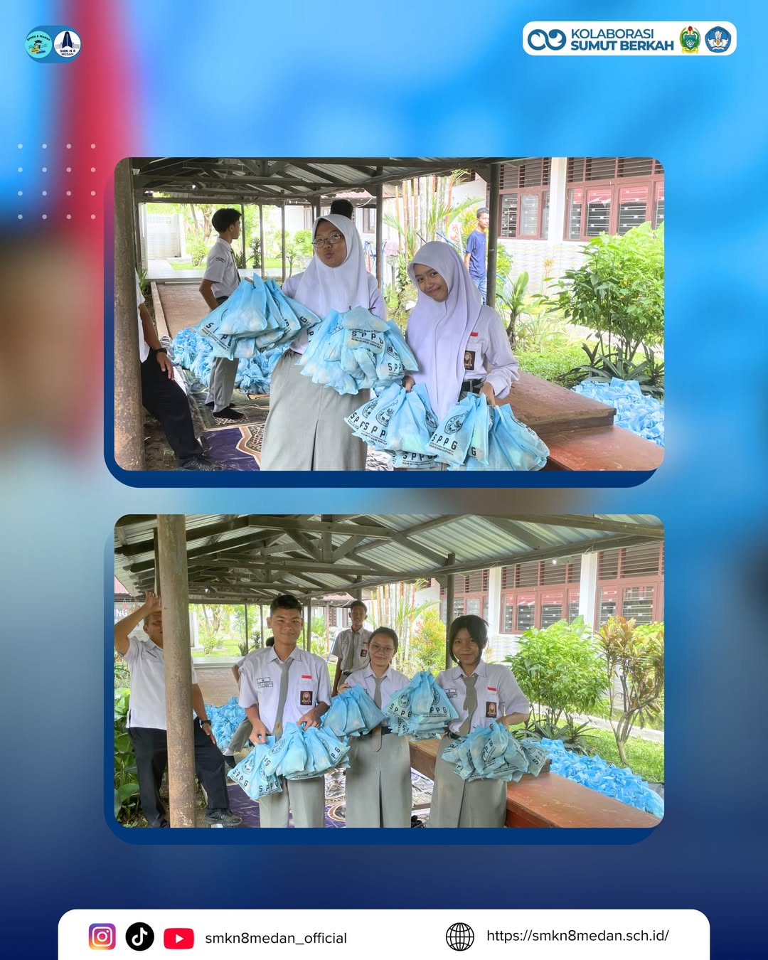 Pelaksanaan Makan Bergizi Gratis (MBG) di SMK Negeri 8 Medan pada tanggal 02 Maret 2026 berlangs (5)