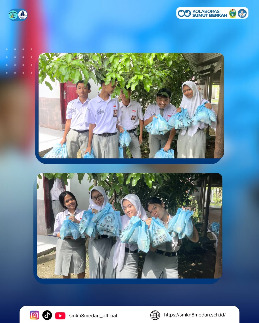 Pelaksanaan Makan Bergizi Gratis (MBG) di SMK Negeri 8 Medan pada tanggal 02 Maret 2026 berlangs (6)