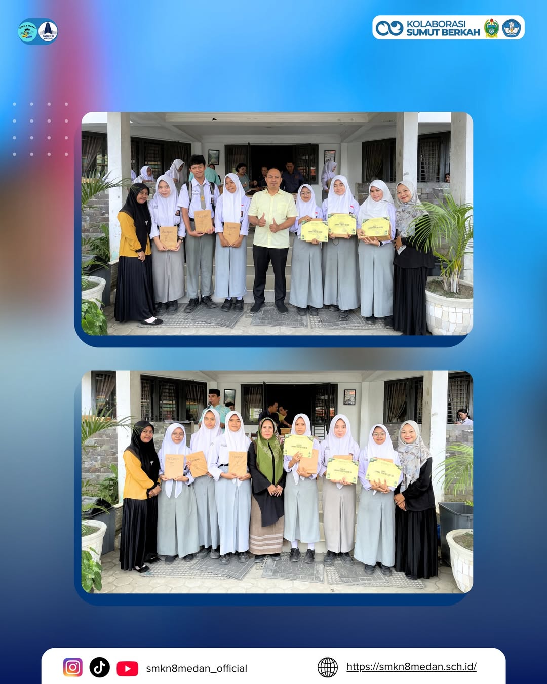 Pengumuman pemenang lomba kegiatan Ramadhan di SMK Negeri 8 Medan menjadi momen yang paling dina (1)