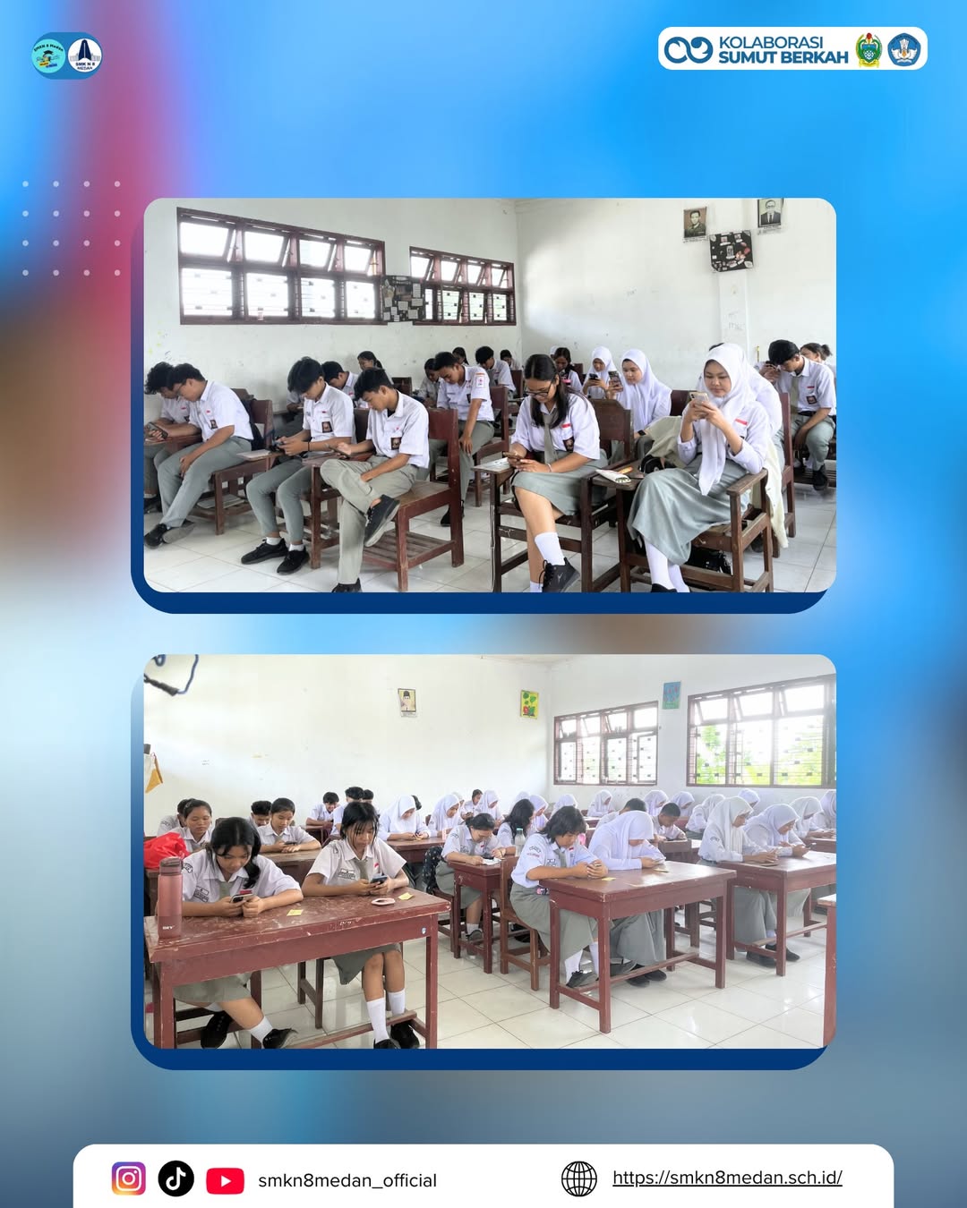 SMK Negeri 8 Medan melaksanakan Asesmen Sumatif Tengah Semester (ASTS) Genap bagi peserta didik (1)
