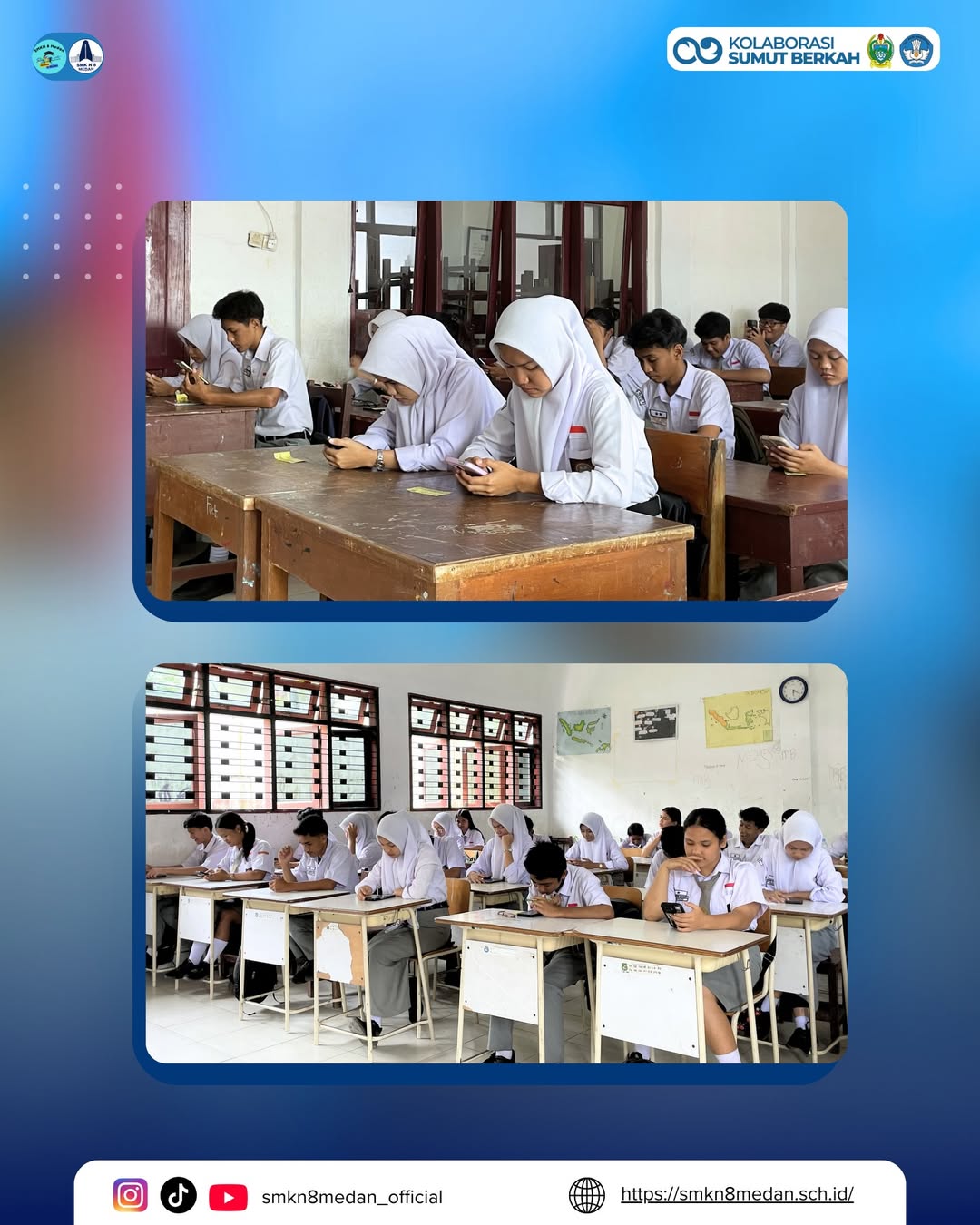 SMK Negeri 8 Medan melaksanakan Asesmen Sumatif Tengah Semester (ASTS) Genap bagi peserta didik (10)
