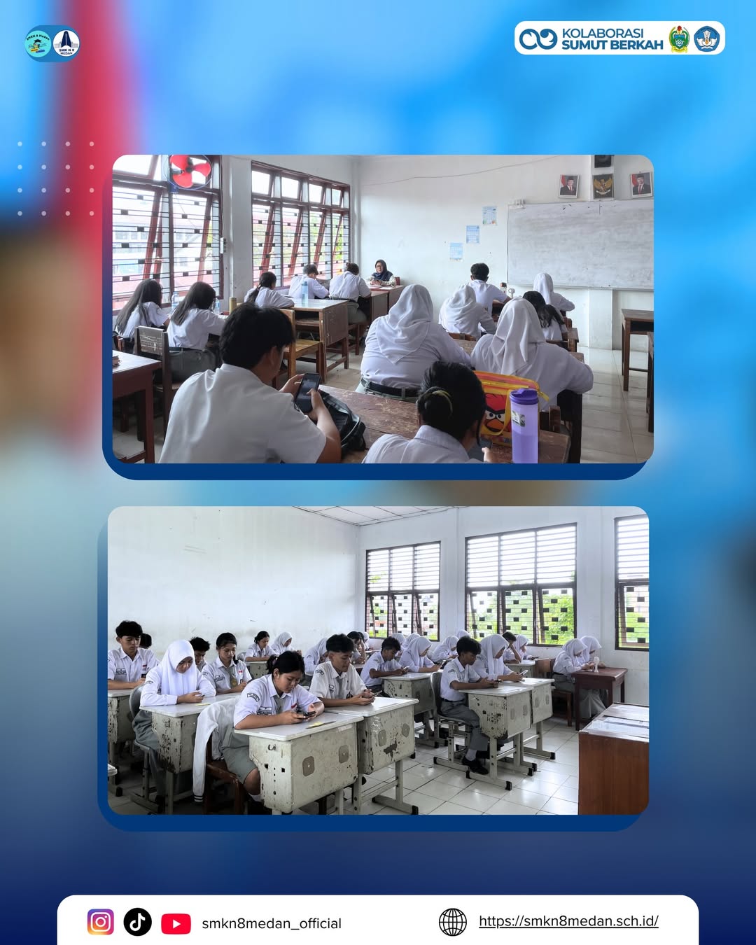SMK Negeri 8 Medan melaksanakan Asesmen Sumatif Tengah Semester (ASTS) Genap bagi peserta didik (11)