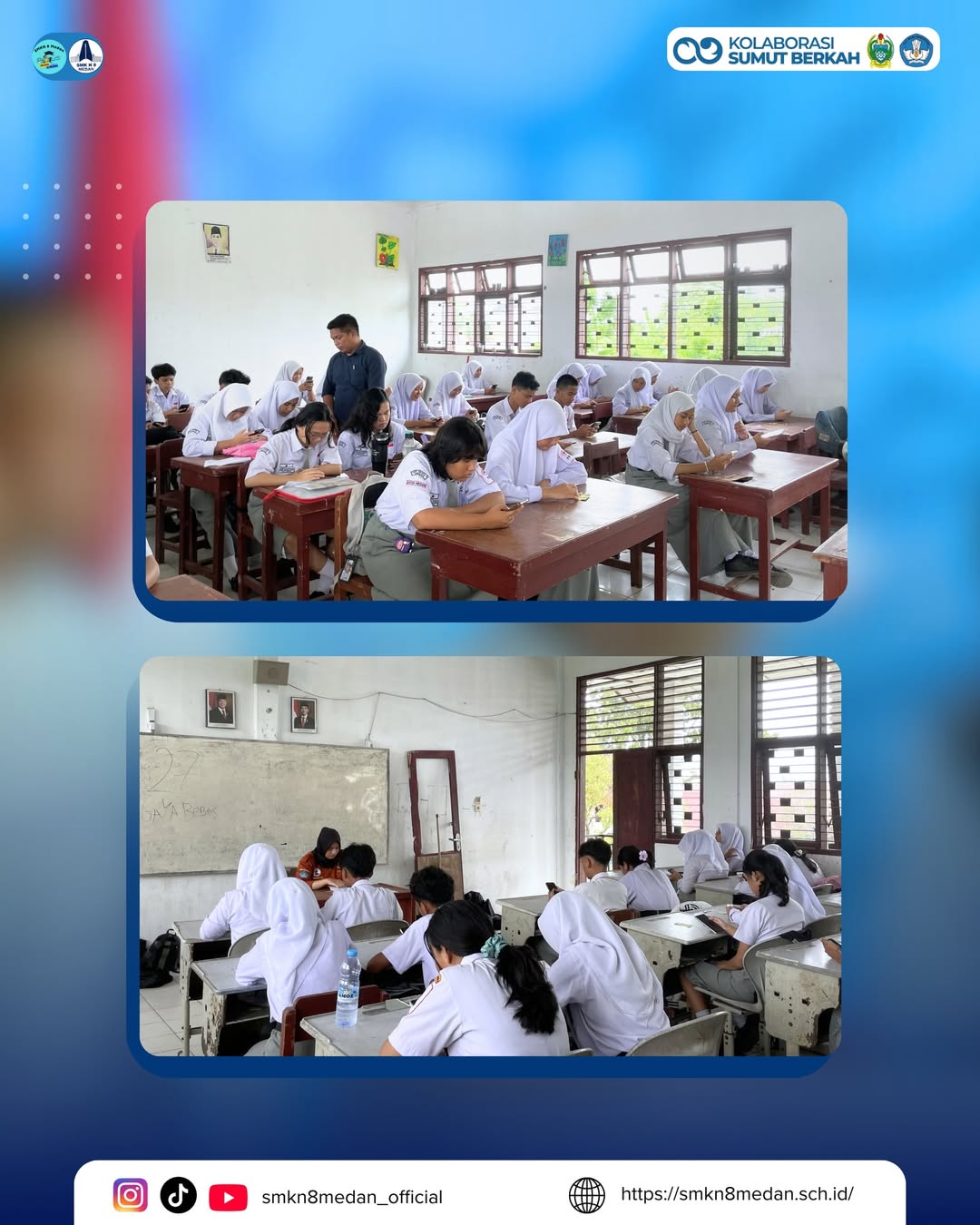 SMK Negeri 8 Medan melaksanakan Asesmen Sumatif Tengah Semester (ASTS) Genap bagi peserta didik (12)