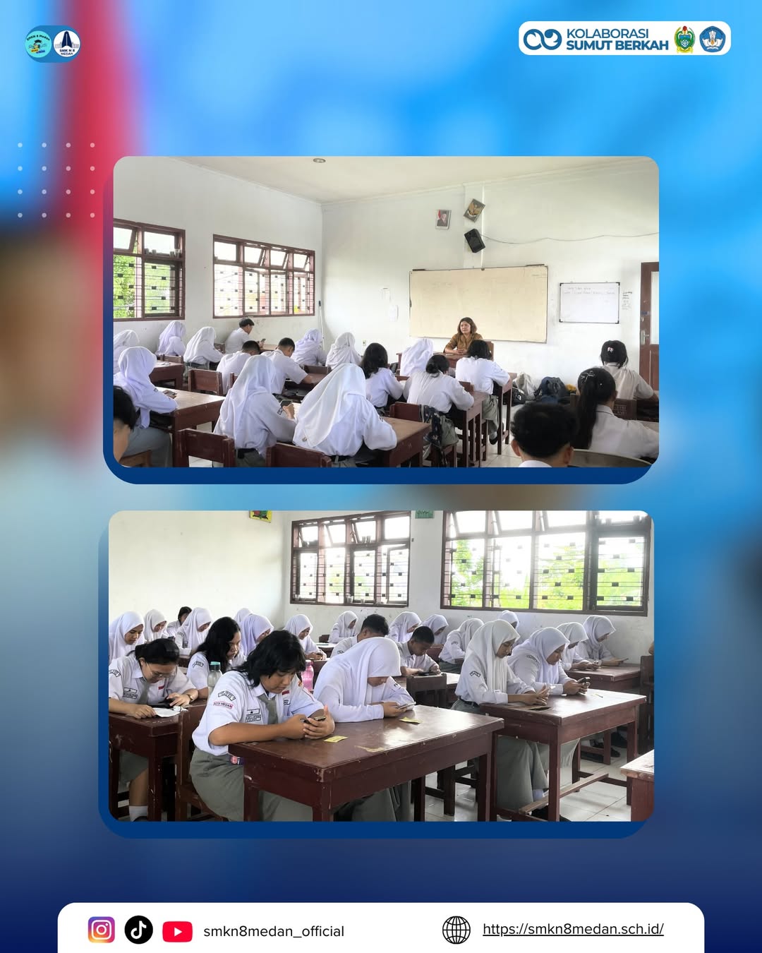 SMK Negeri 8 Medan melaksanakan Asesmen Sumatif Tengah Semester (ASTS) Genap bagi peserta didik (2)