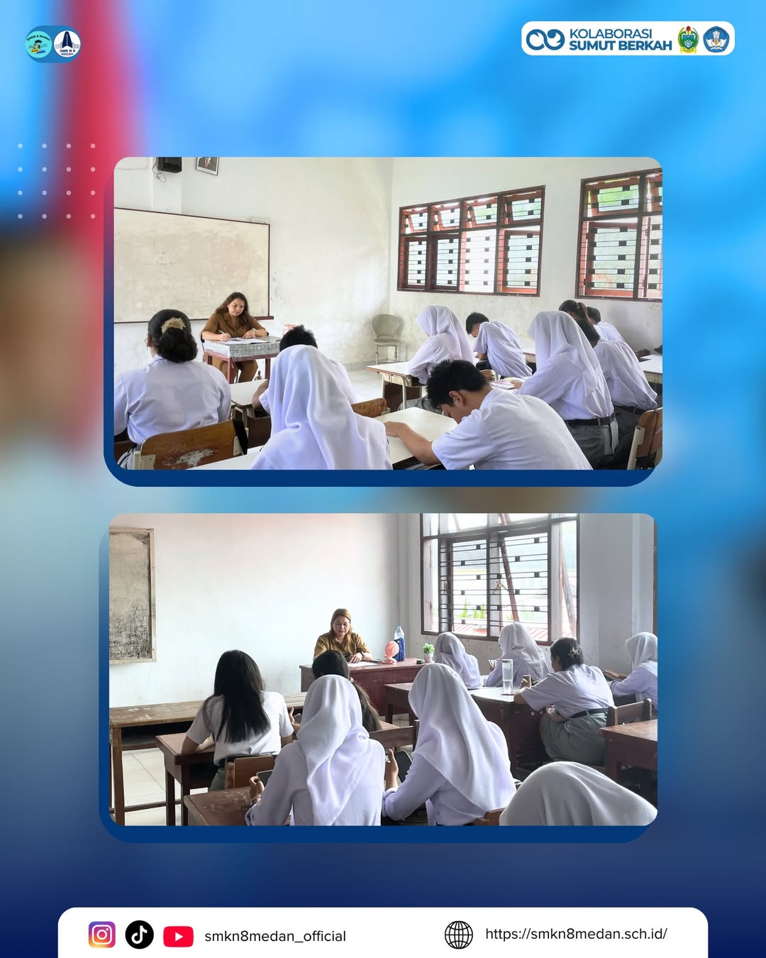SMK Negeri 8 Medan melaksanakan Asesmen Sumatif Tengah Semester (ASTS) Genap bagi peserta didik (3)