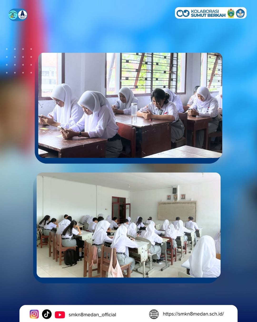 SMK Negeri 8 Medan melaksanakan Asesmen Sumatif Tengah Semester (ASTS) Genap bagi peserta didik (4)