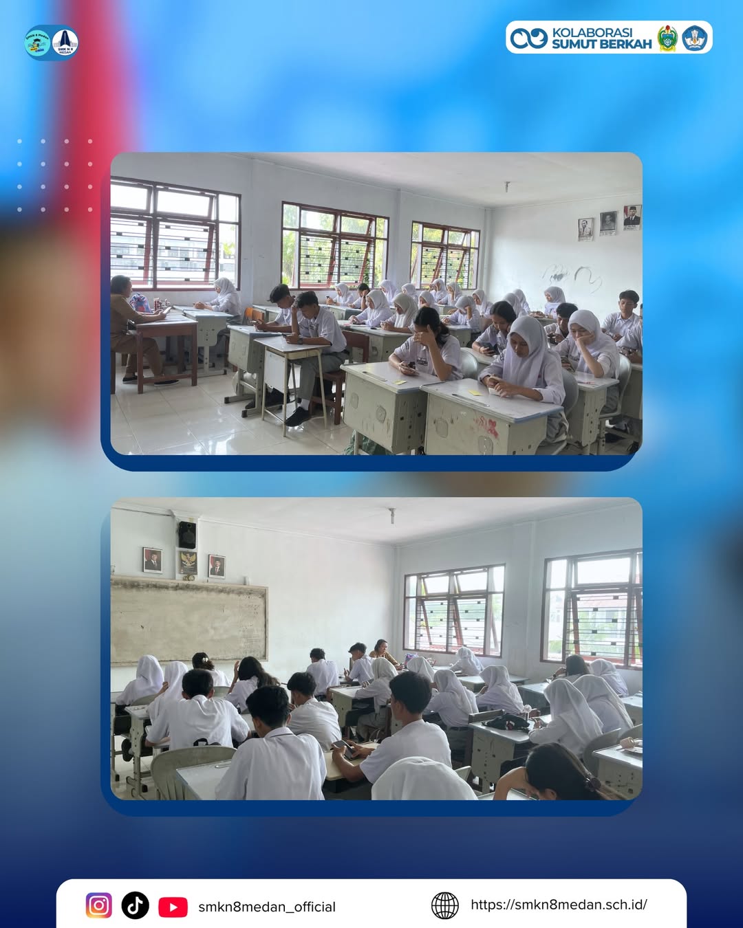SMK Negeri 8 Medan melaksanakan Asesmen Sumatif Tengah Semester (ASTS) Genap bagi peserta didik (5)