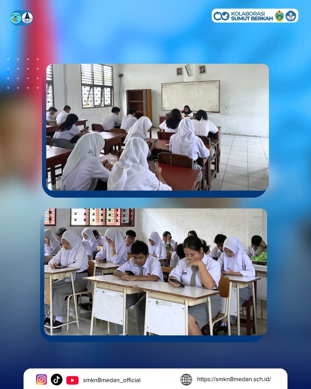 SMK Negeri 8 Medan melaksanakan Asesmen Sumatif Tengah Semester (ASTS) Genap bagi peserta didik (7)