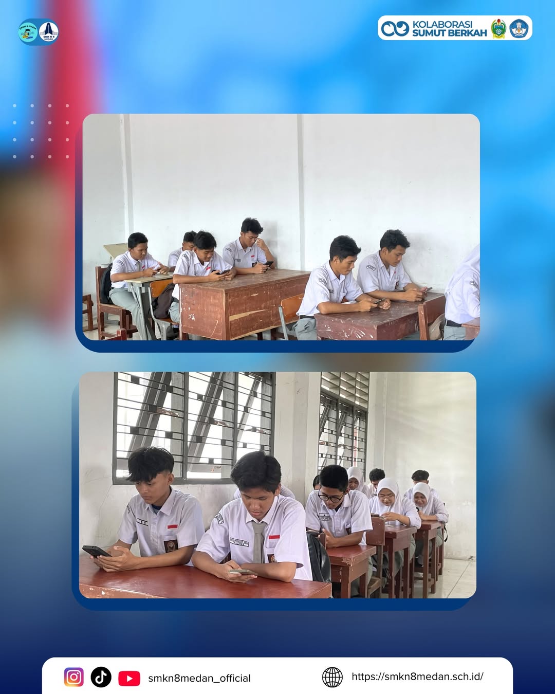 SMK Negeri 8 Medan melaksanakan Asesmen Sumatif Tengah Semester (ASTS) Genap bagi peserta didik (8)