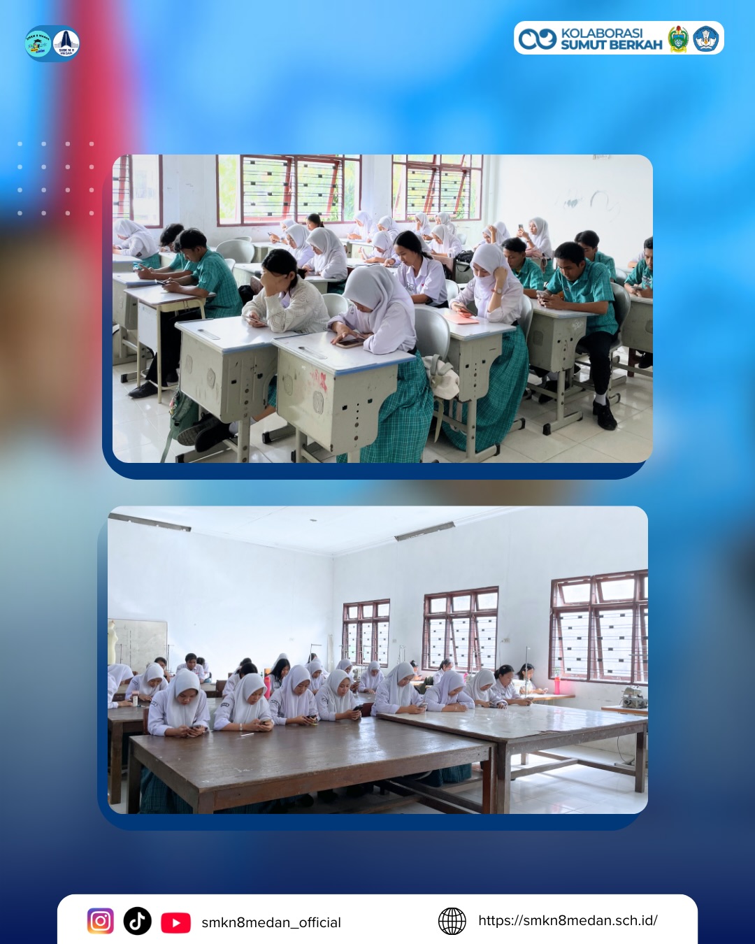 SMK Negeri 8 Medan melaksanakan kegiatan Asesmen Sumatif Tengah Semester (ASTS) Genap bagi peser (3)