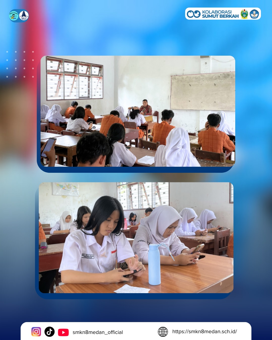 SMK Negeri 8 Medan melaksanakan kegiatan Asesmen Sumatif Tengah Semester (ASTS) Genap bagi peser (4)