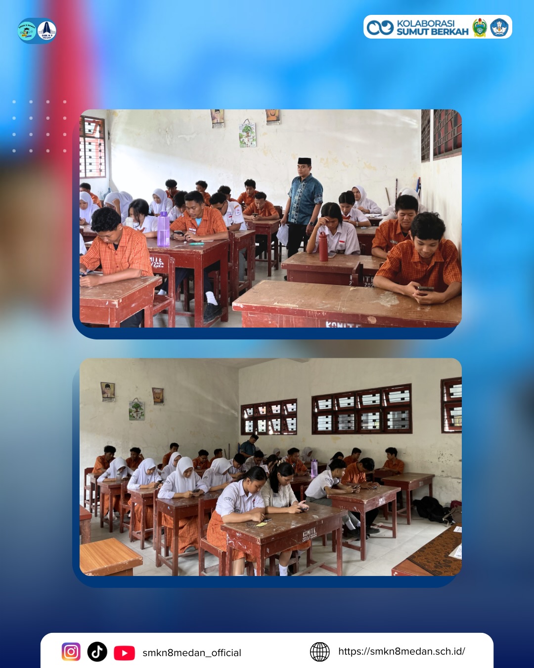SMK Negeri 8 Medan melaksanakan kegiatan Asesmen Sumatif Tengah Semester (ASTS) Genap bagi peser (5)