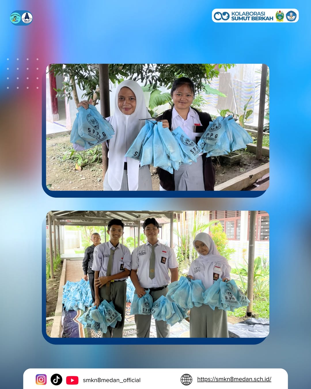 SMK Negeri 8 Medan melaksanakan kegiatan Makan Bergizi Gratis (MBG) pada 03 Maret 2026 dengan te (1)